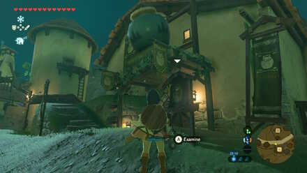 Hateno Village East Wind General Goods Location