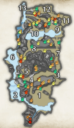 MH Rise - Shrine Ruins Permabuffers (Spiribirds) Map