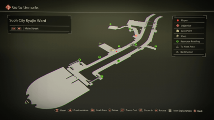 Suoh City Ryujin Ward Main Street Mapped Items