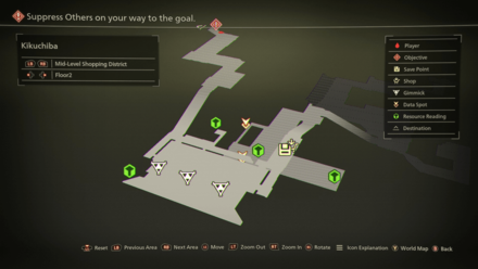 Kikuchiba Mid-Level Shopping District Mapped Items