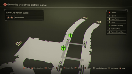 Suoh City Ryujin Ward Main Street Mapped Items