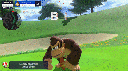 Donkey Kong Birdie animation