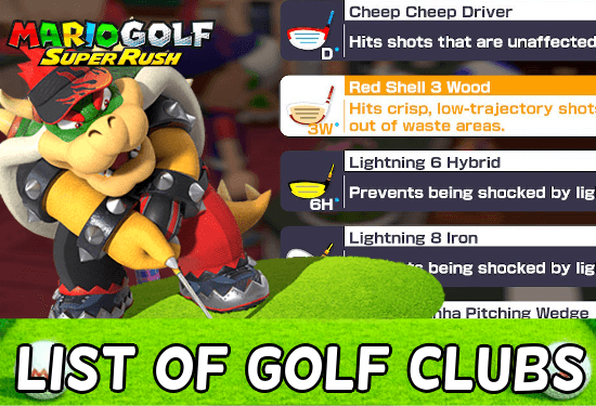 Mario Golf List of All Golf Clubs.png