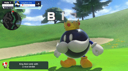 King Bob-omb Birdie animation