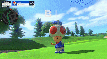 Toad Birdie animation