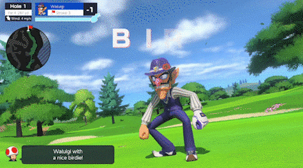 Waluigi Birdie animation