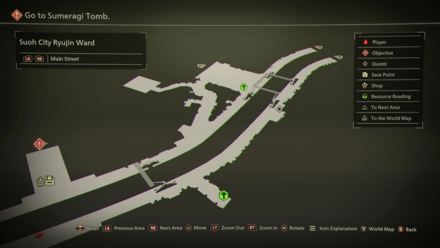 Suoh City Ryujin Ward Main Street Mapped Items