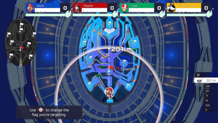 Battle Golf Stadium Technical Course Thwomp Map