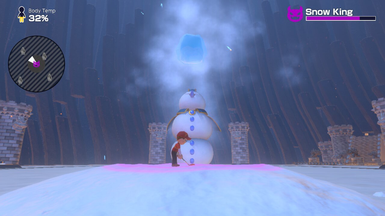 Snow King Boss Battle Mario Golf