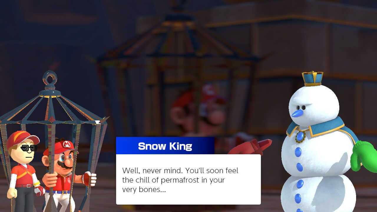 Snow King Mario Golf Super Rush