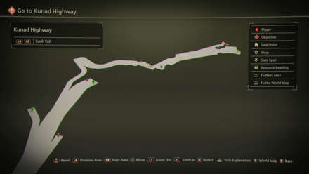 Kunad Highway Suoh Exit Mapped Items