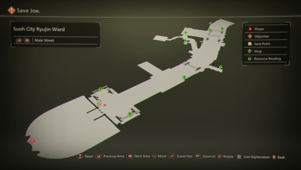 Suoh City Ryujin Ward Map