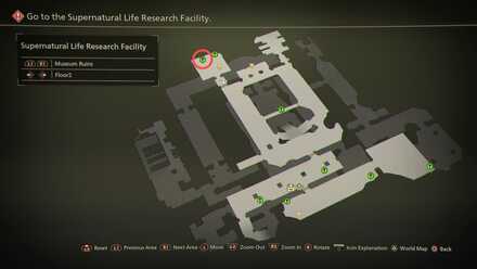 Museum Ruins Floor 2 Key Card No. 2 Location