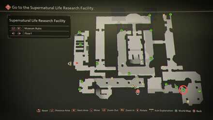 Museum Ruins Floor 1 Key Card No. 3 Location