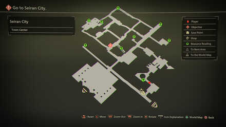 Town Center Mapped Items