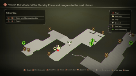 Upper Level Construction Site Mapped Items