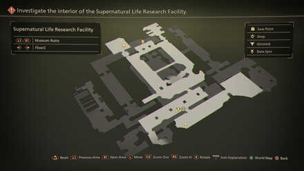 Museum Ruins - Floor 2 Mapped Items