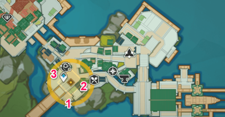 Genshin - Chongyun Hangout - Hide and Seek Map Locations