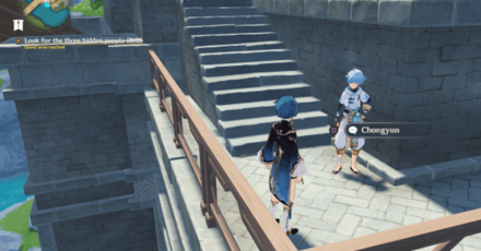 Genshin - Chongyun Hangout - Hide and Seek Location 1