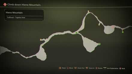 Trailhead - Togetsu Area (Return) Mapped Items