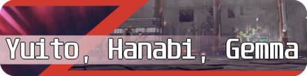 Scarlet Nexus - Yuito, Hanabi, Gemma