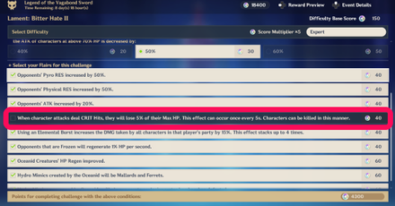 Genshin - Hateful Oceanid - Do Not Choose CRIT Hits Flair