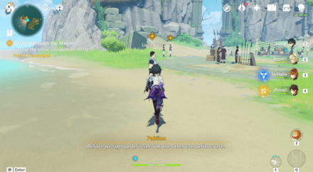 Genshin - A Path Through the Storm - Size up with the Competitors