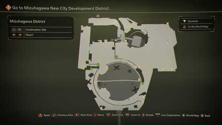 Construction Site Floor 1 Mapped Items