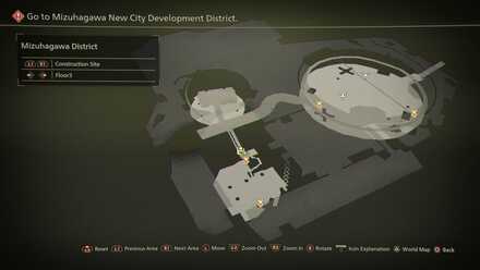 Construction Site Floor 3 Mapped Items