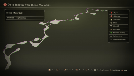 Hieno Mountain Map