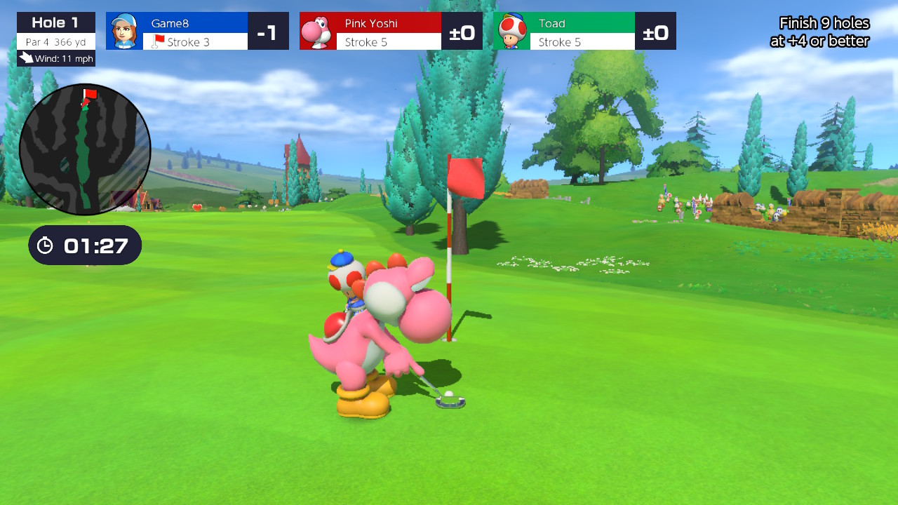 Mario Golf Is Pink Yoshi Playable