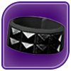Studded Wristband (Black) Image