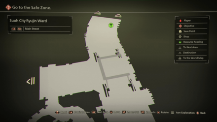 Suoh City Ryujin Ward Mapped Items