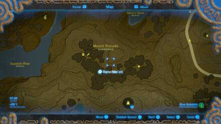 Bokoblin - Mount Rozudo Map