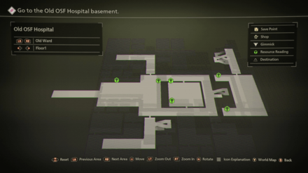 Old OSF Hospital Map