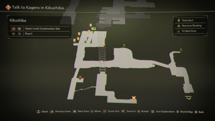 Kikuchiba Upper Level Construction Site Map