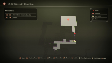 Kikuchiba Upper Level Construction Site Map