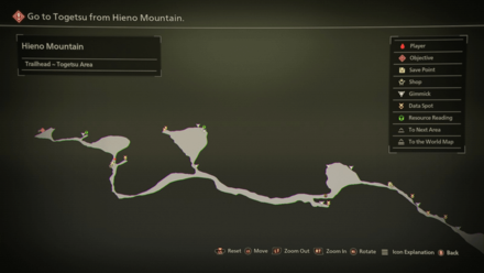 Hieno Mountain Map