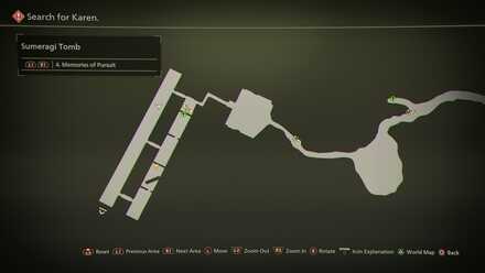 Memories of Pursuit Mapped Items