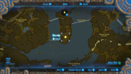 Stone Talus - Floria Falls Map
