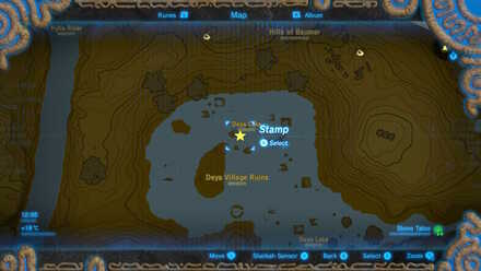 Stone Talus - Deya Lake Map