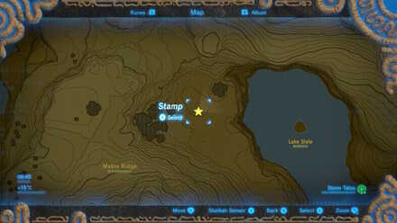 Stone Talus - Mable Ridge Map