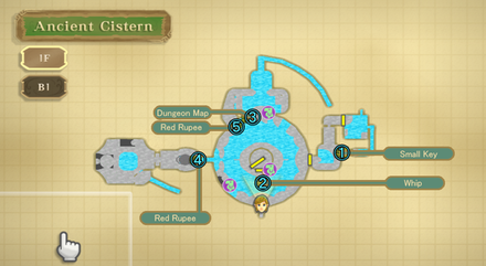 Ancient Cistern 1F Map
