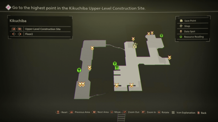 Kikuchiba: Upper-Level Construction Site Map