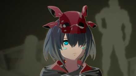 Bunny Ear Mask (Head) Red