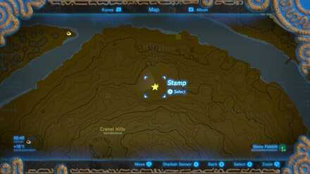 Stone Talus (Luminous) - Crenel Hills Map