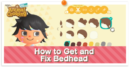 ACNH - How to Get and Fix Bedhead partial