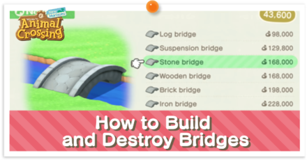 ACNH - How to Build and Destroy Bridges partial