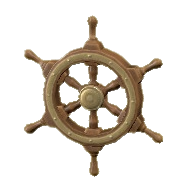 ACNH - Ship-Wheel Door Decoration