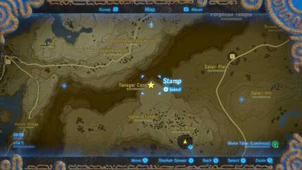 Stone Talus (Luminous) - Upland Lindor Map